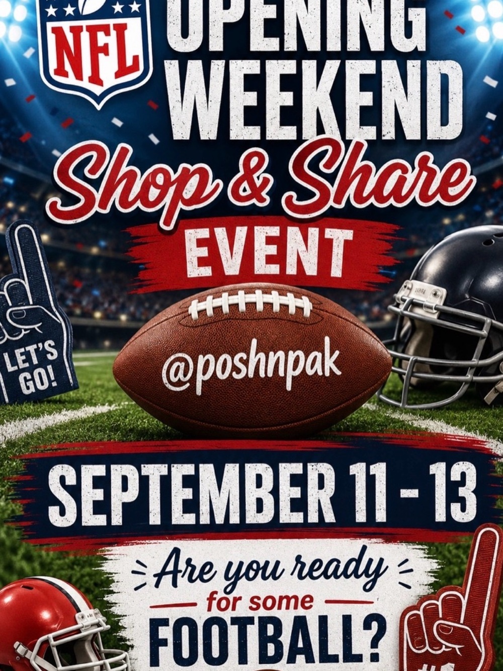 NFL Opening Weekend Shop & Share! 🏈 NOT FOR SALE